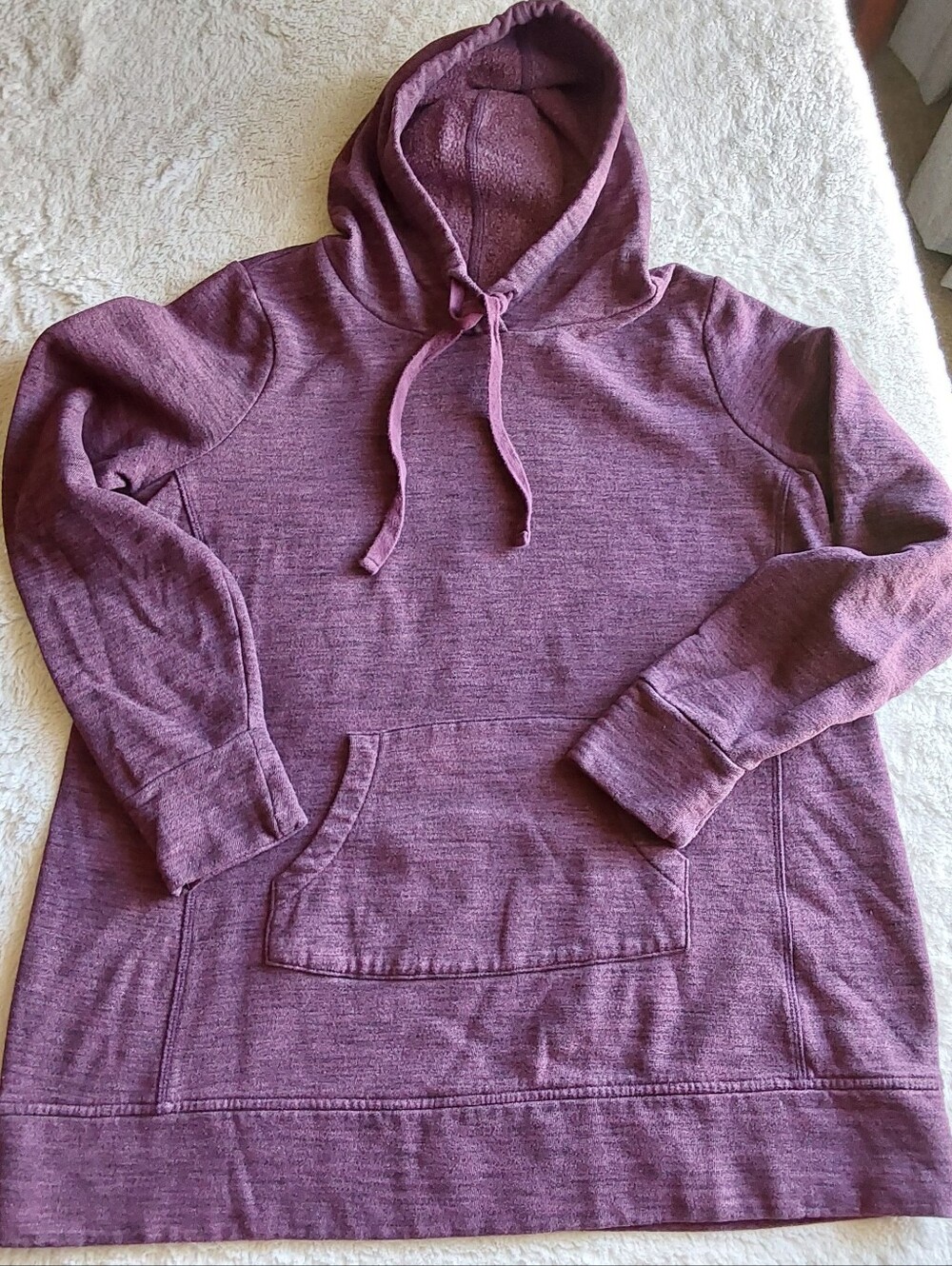 🌺 Like New Motherhood Maternity Plum Hooded Sweatshirt